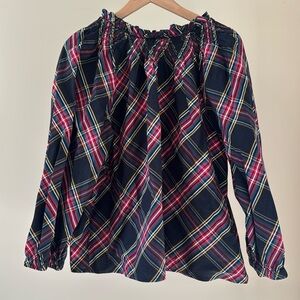 J.Crew Plaid Top - XL - New with Tags